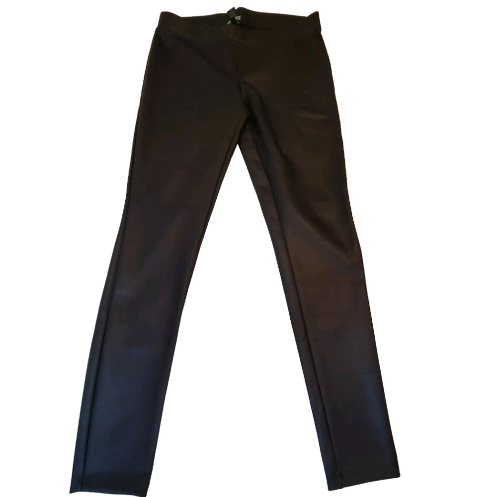 Black Faux Leather Pants Express Women's Small Pull-On Skinny Leggings